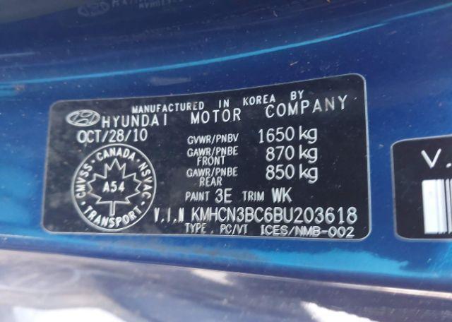 2011 HYUNDAI ACCENT SE