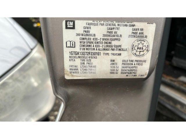 2002 GMC SIERRA K1500 HEAVY DUTY