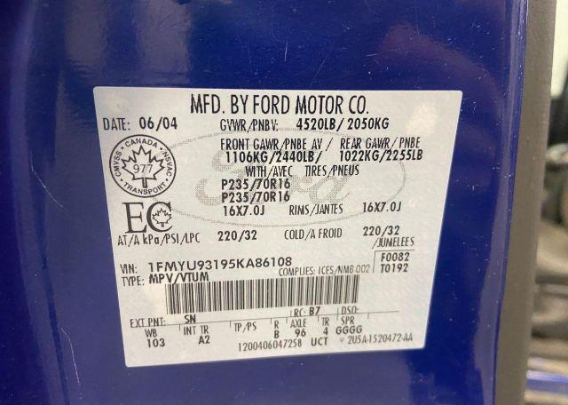 2005 FORD ESCAPE XLT