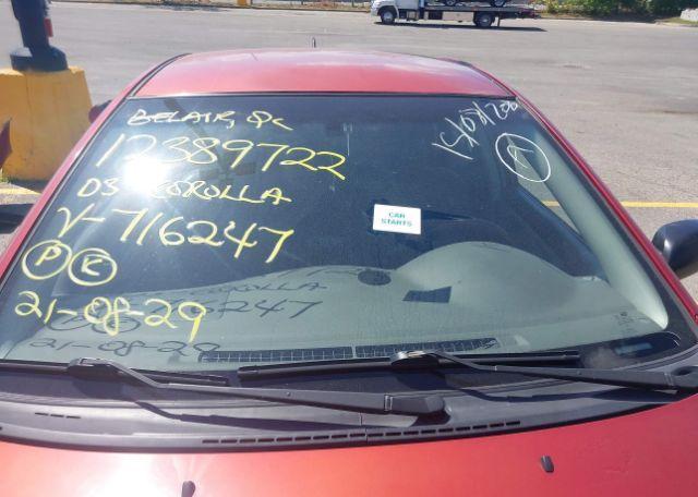 2003 TOYOTA COROLLA