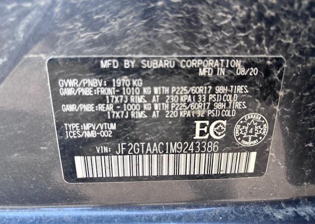 2021 SUBARU CROSSTREK