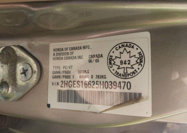 2005 HONDA CIVIC LX