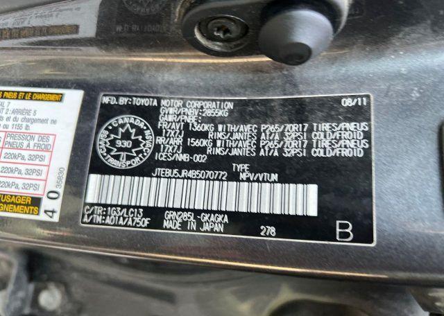 2011 TOYOTA 4RUNNER SR5