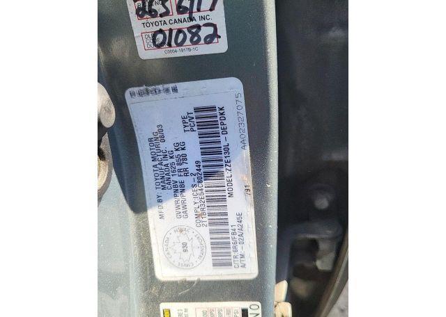 2004 TOYOTA COROLLA CE