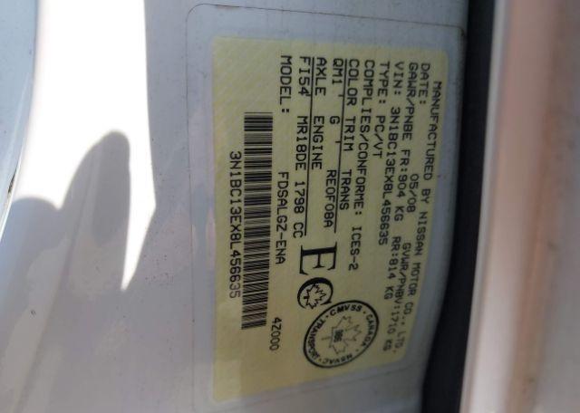 2008 NISSAN VERSA S