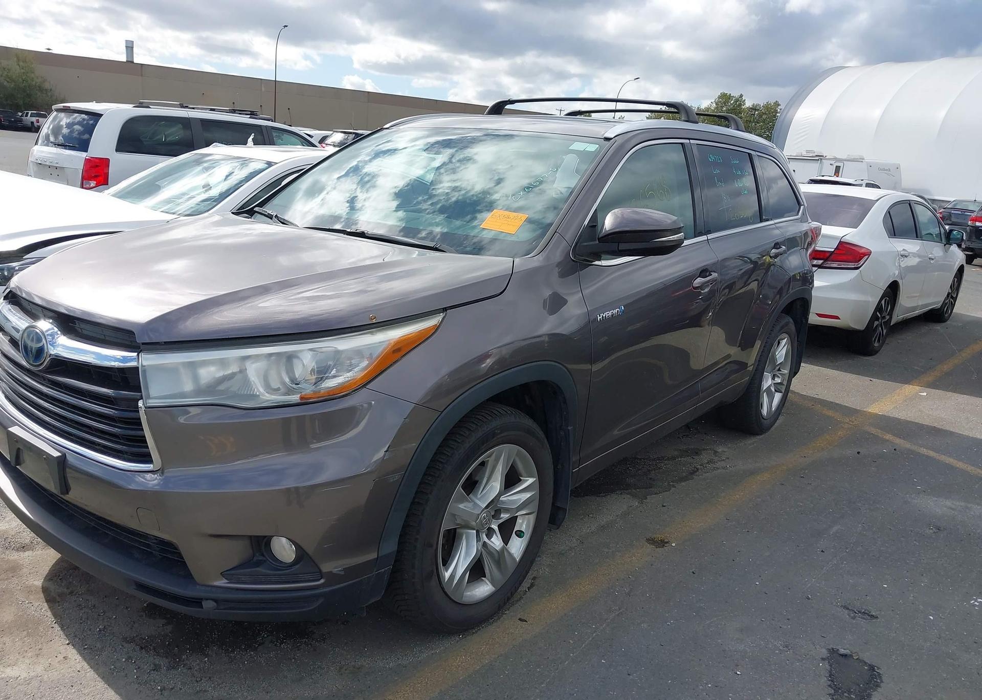 2015 TOYOTA HIGHLANDER HYBRID LTD PLATINUM