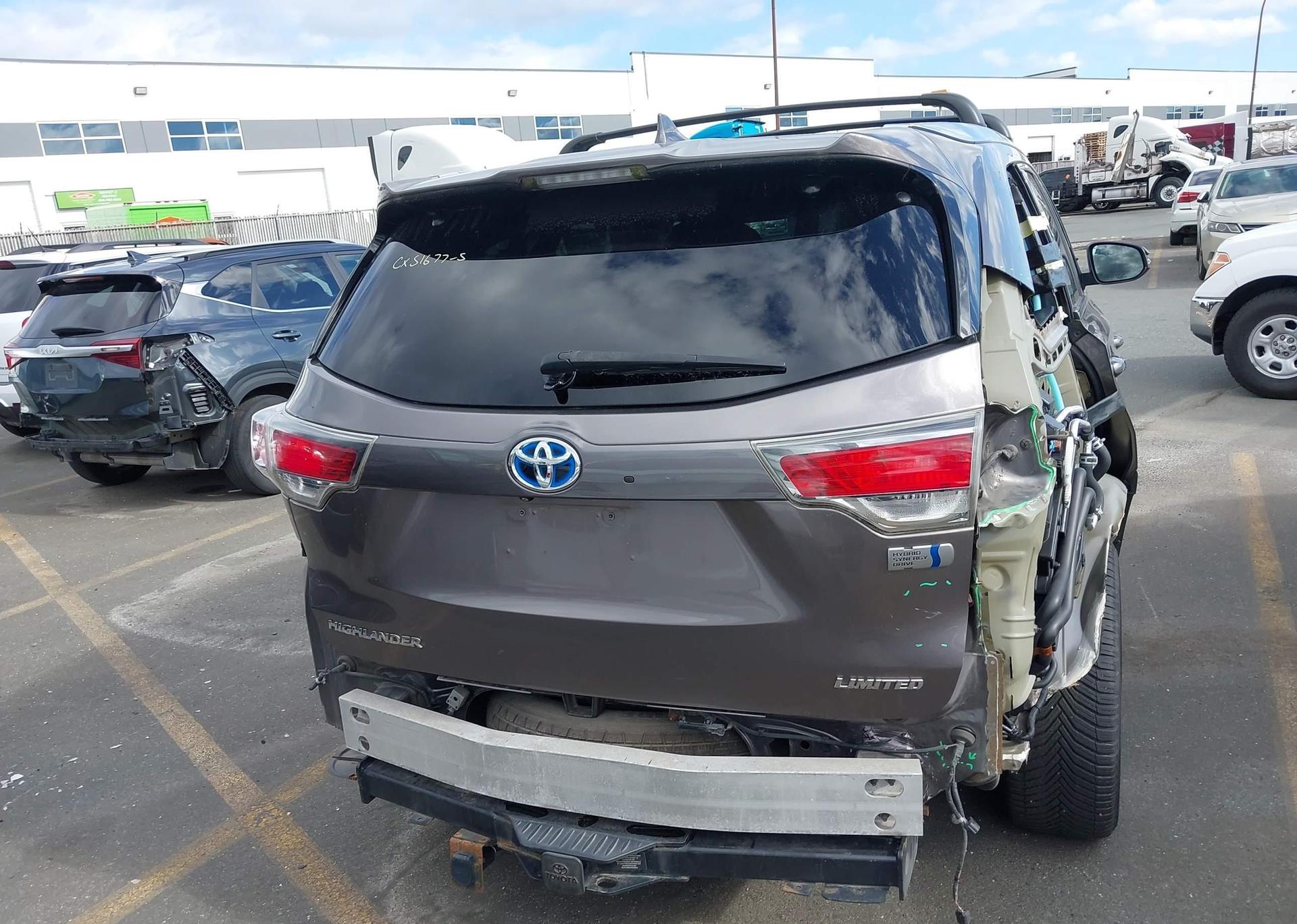 2015 TOYOTA HIGHLANDER HYBRID LTD PLATINUM