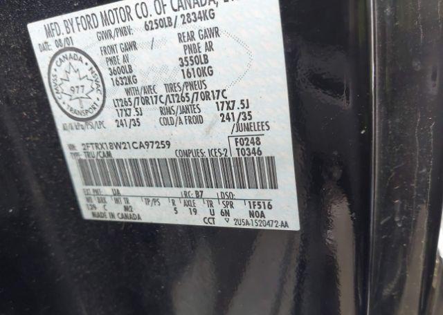 2001 FORD F150