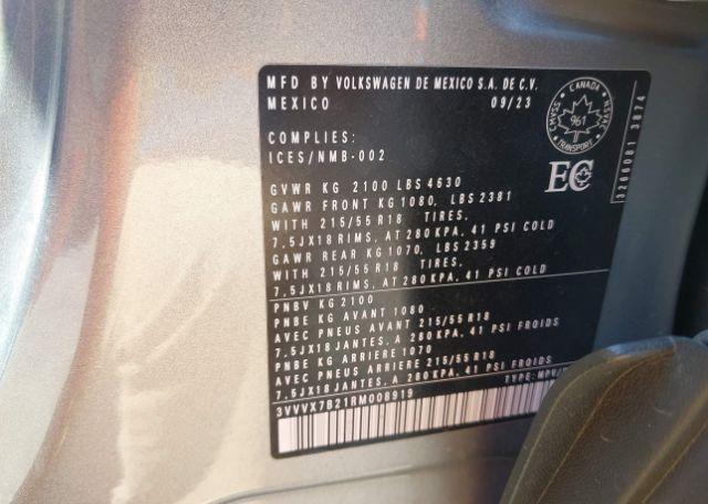 2024 VOLKSWAGEN TAOS COMFORTLINE