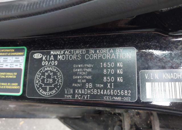 2010 KIA RIO LX