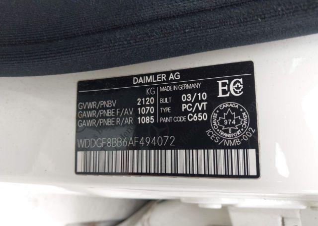 2010 MERCEDES-BENZ C 300 4MATIC
