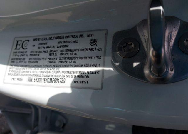 2021 TESLA MODEL 3