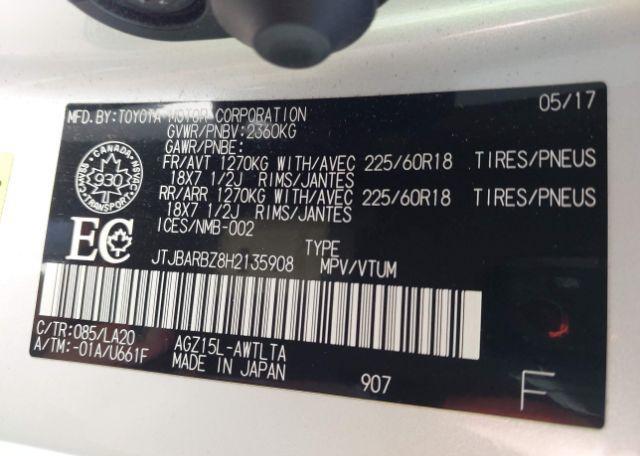 2017 LEXUS NX 200T