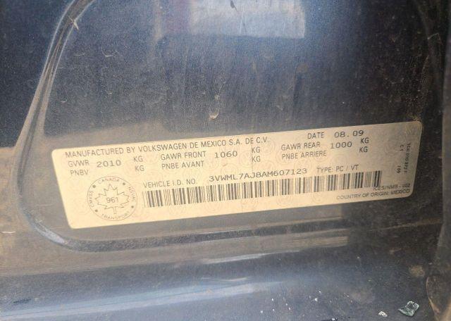 2010 VOLKSWAGEN GOLF