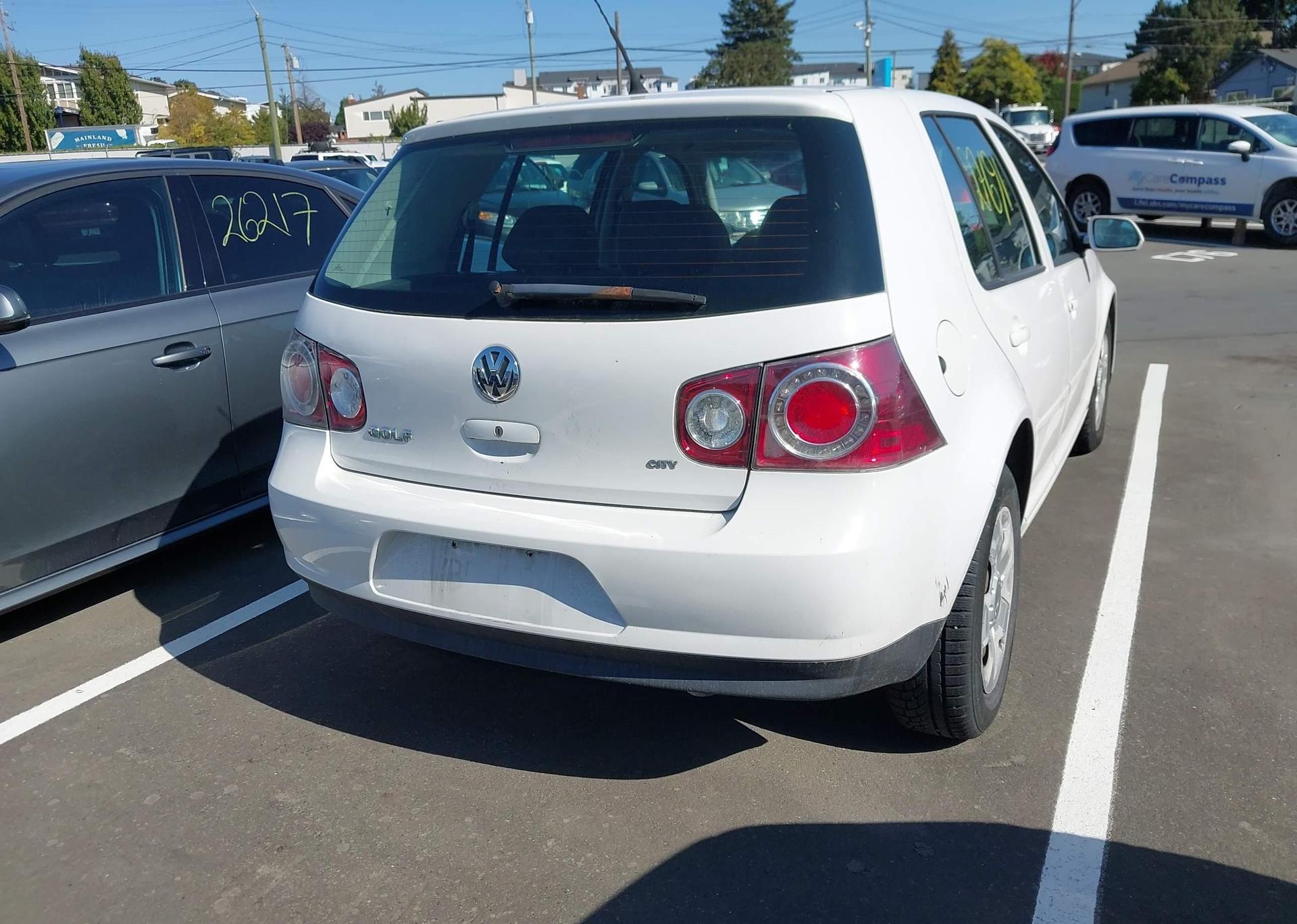 2009 VOLKSWAGEN GOLF