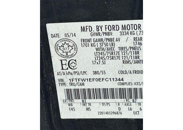 2014 FORD F150