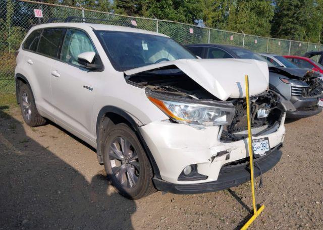 2016 TOYOTA HIGHLANDER HYBRID