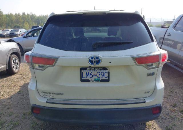 2016 TOYOTA HIGHLANDER HYBRID
