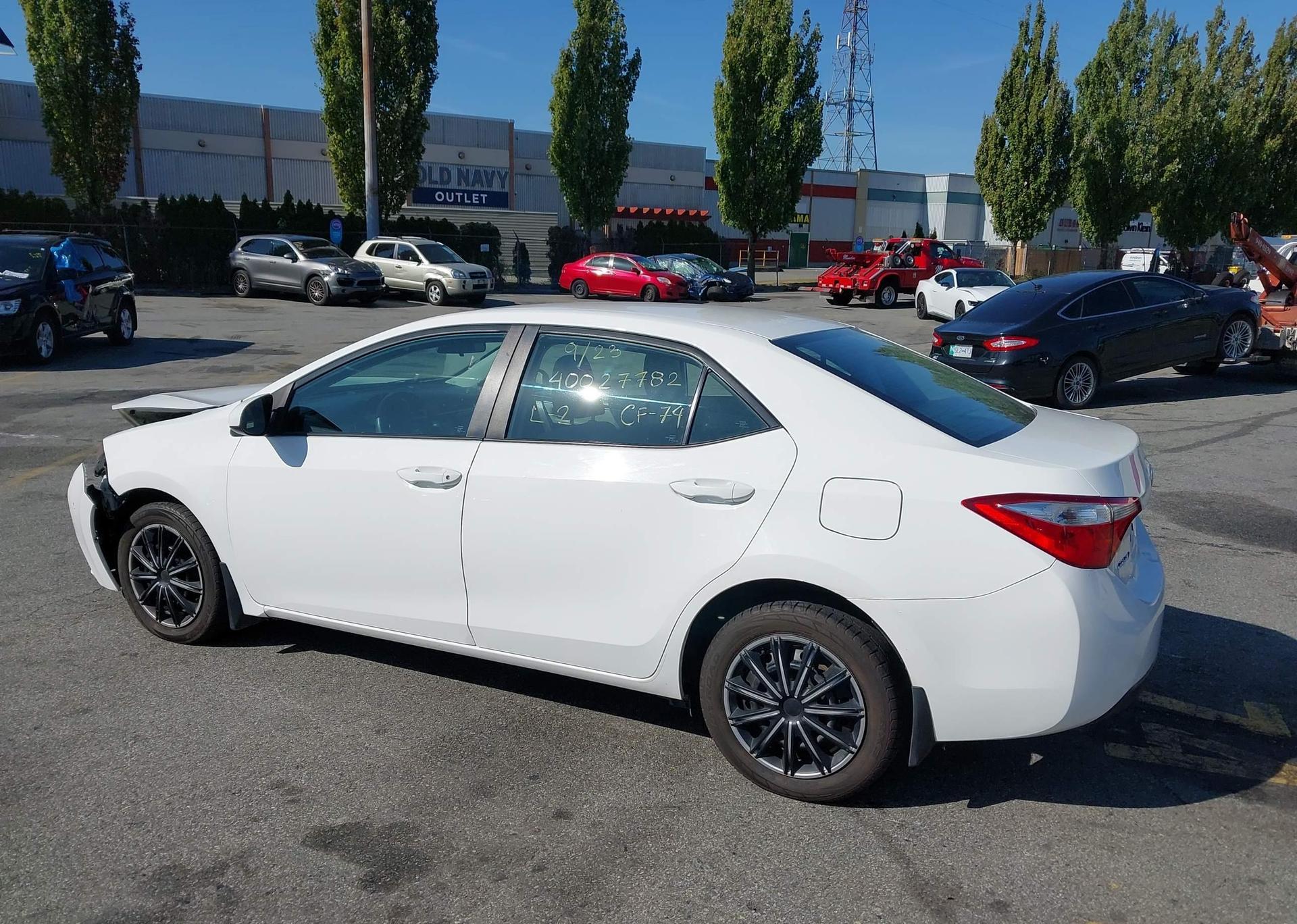 2016 TOYOTA COROLLA L