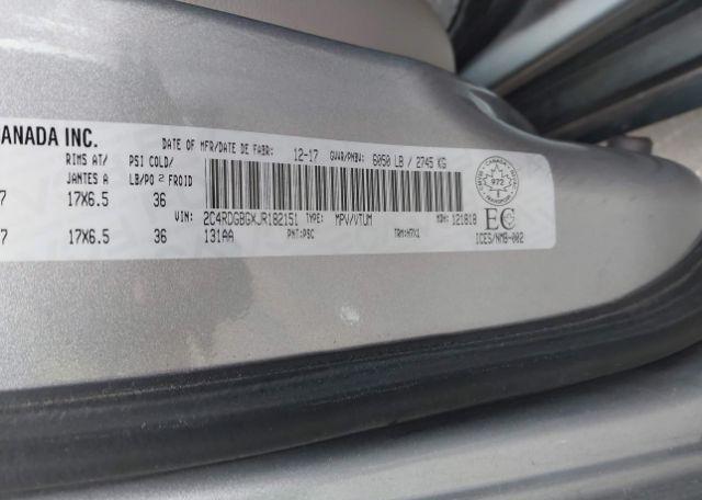 2018 DODGE GRAND CARAVAN SE