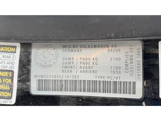 2005 VOLKSWAGEN PASSAT GLS TDI