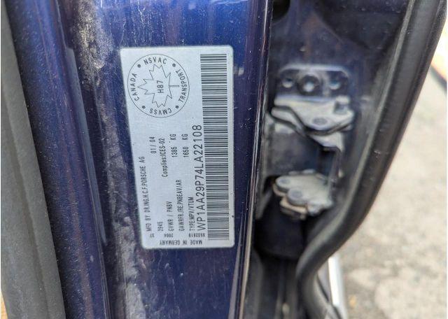 2004 PORSCHE CAYENNE V6