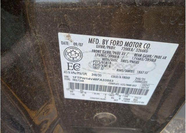 2008 FORD F150