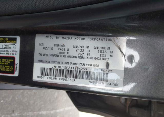 2010 MAZDA 3 I