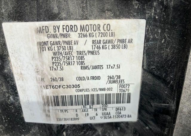 2013 FORD F150