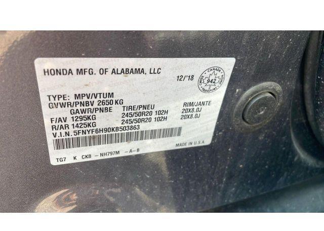 2019 HONDA PILOT