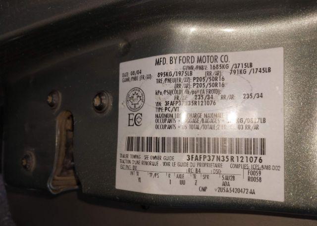 2005 FORD FOCUS ZX5