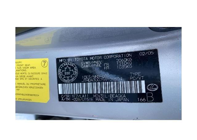 2005 LEXUS ES330