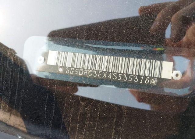 2004 BUICK RENDEZVOUS CX