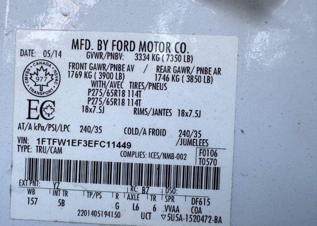 2014 FORD F150