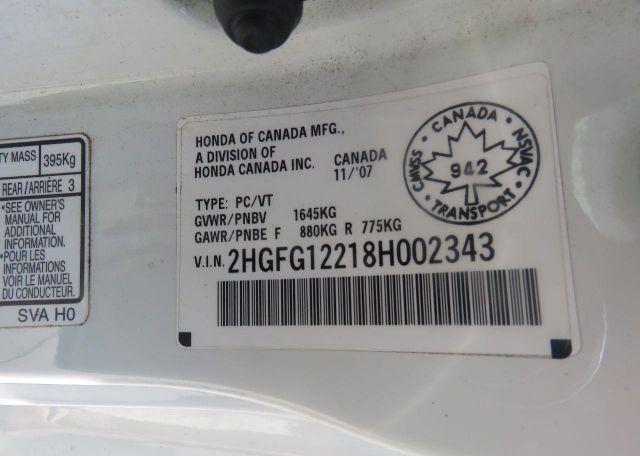 2008 HONDA CIVIC