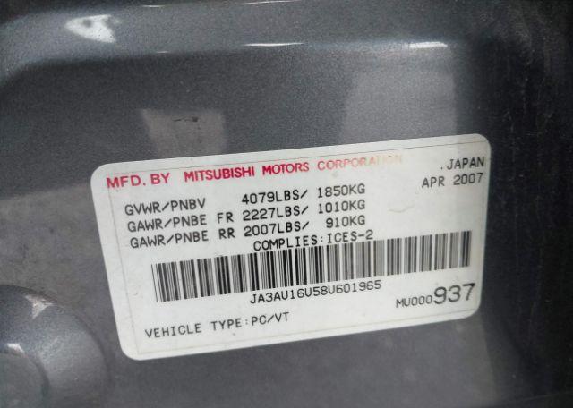2008 MITSUBISHI LANCER DE