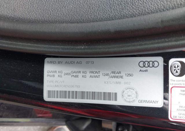 2014 AUDI A6 TECHNIK QUATTRO