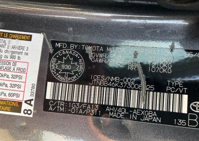 2007 TOYOTA CAMRY