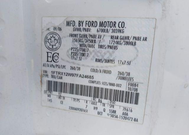 2007 FORD F150
