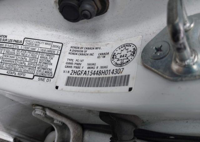 2008 HONDA CIVIC DX-G