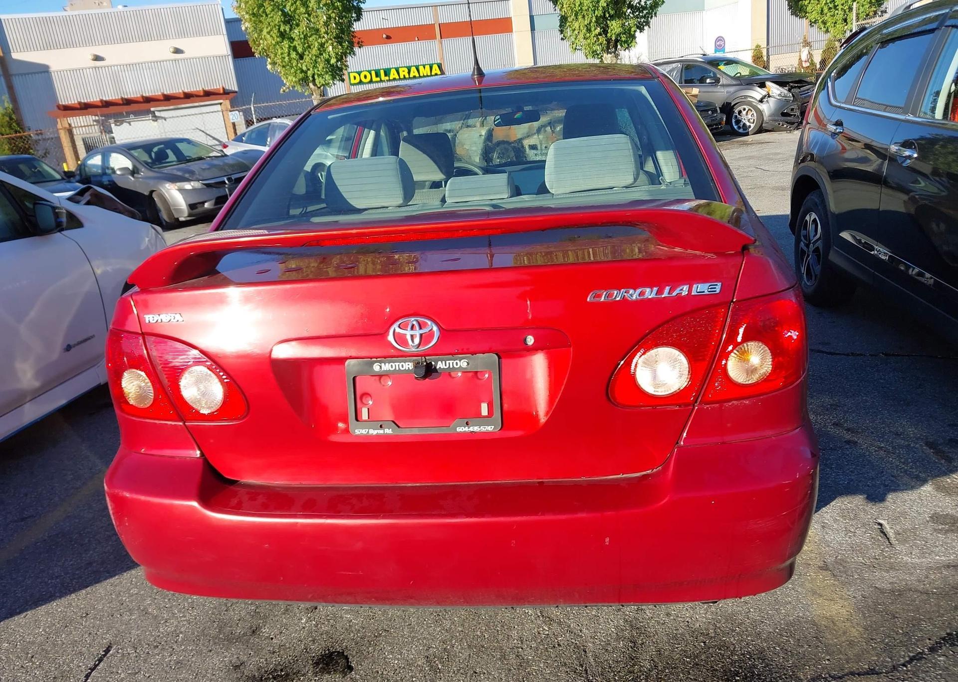 2005 TOYOTA COROLLA CE