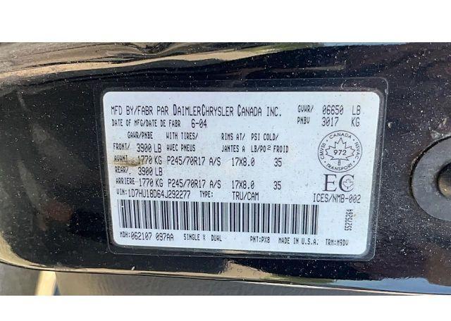 2004 DODGE RAM 1500 ST