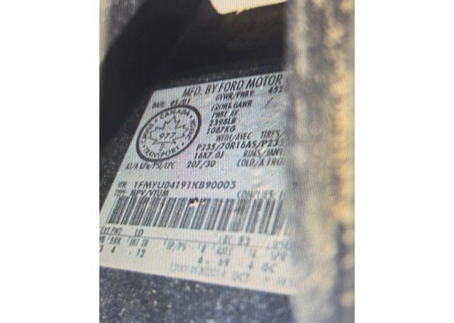 2001 FORD ESCAPE XLT