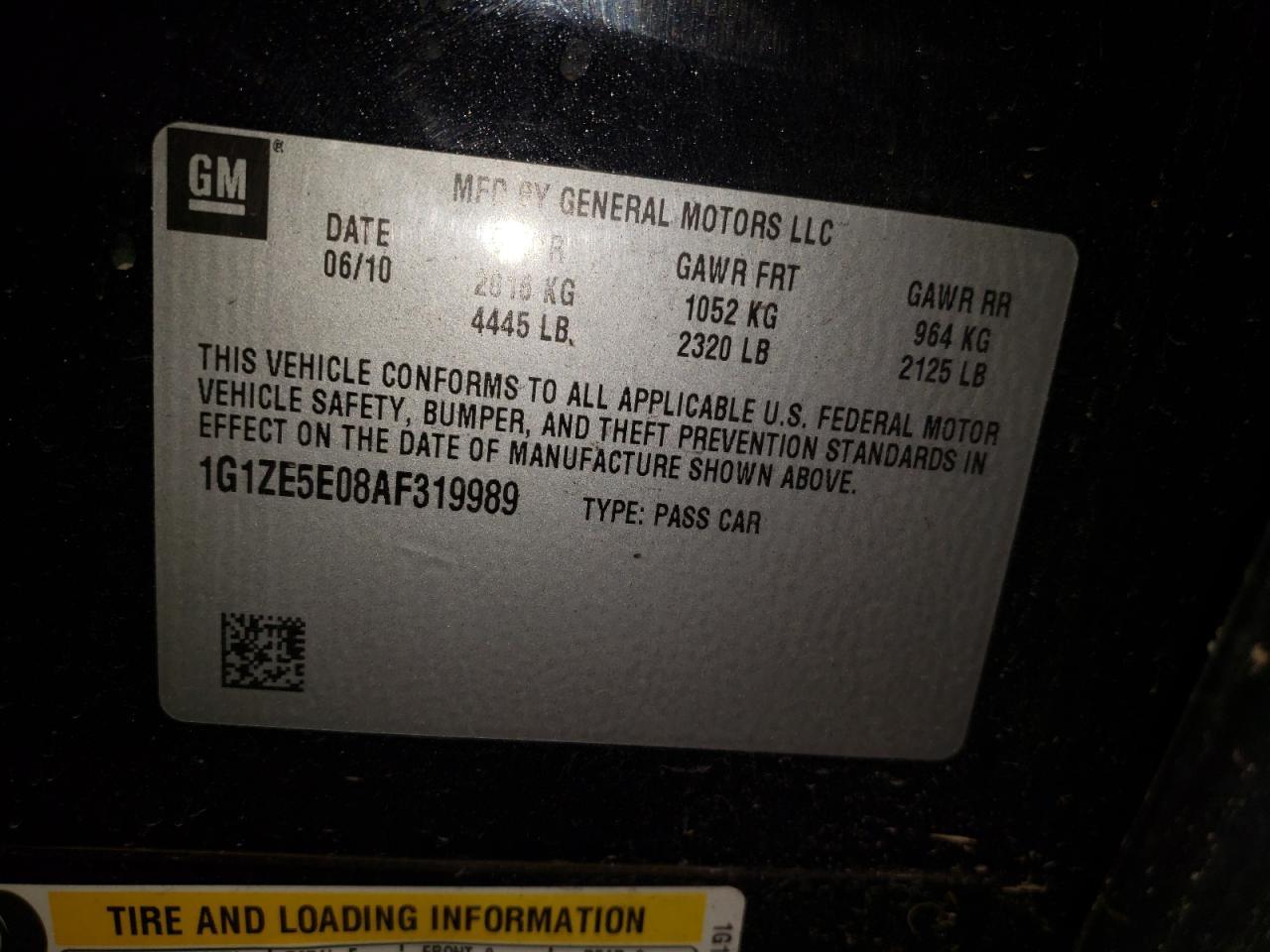 2010 CHEVROLET MALIBU