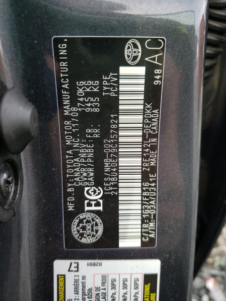 2009 TOYOTA COROLLA