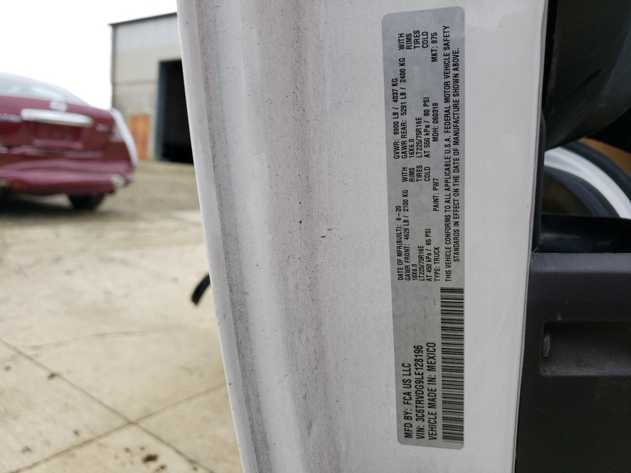 2020 RAM ProMaster 2500