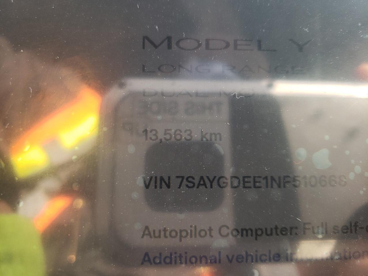 2022 TESLA MODEL Y