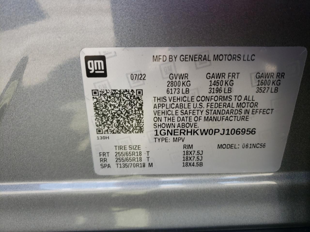 2023 CHEVROLET TRAVERSE