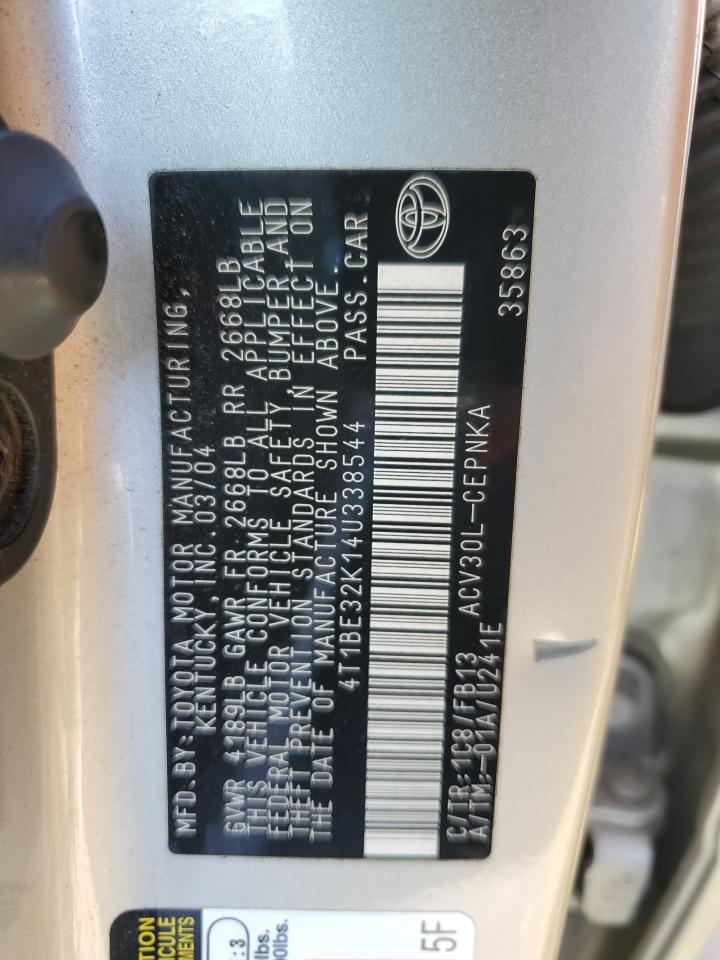 2004 TOYOTA CAMRY