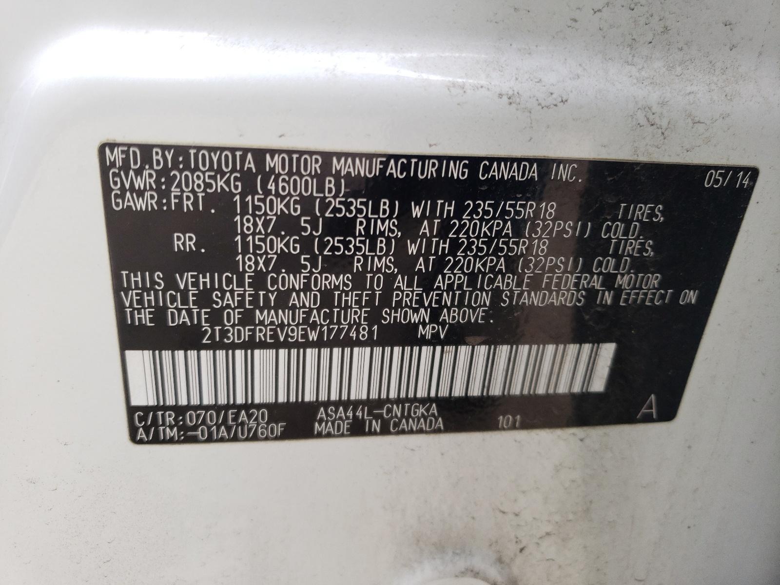 2014 TOYOTA RAV4